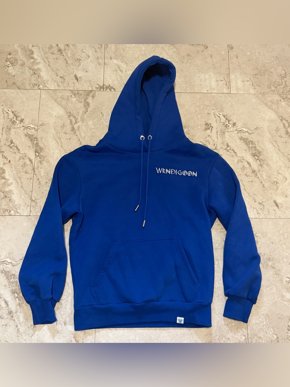 2023 Wendigoon Iceberg Blue Glow In The Dark Hoodie Small Royal Blue Limited Ed